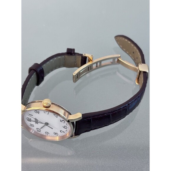 Women’s Tissot Every Time Croc Embossed Leather Watch 30mm - Picture 4 of 12